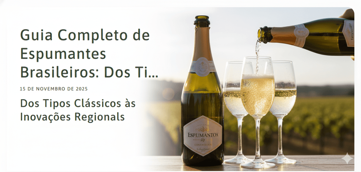 Guia Completo de Espumantes Brasileiros: Dos Tipos às Melhores Regiões - Espumantes do Sul