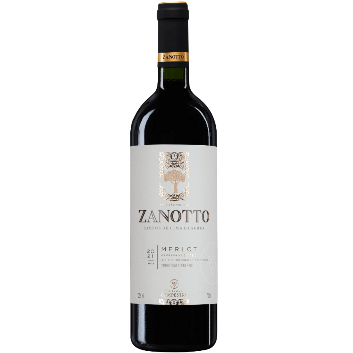 Zanotto Merlot: Merlot de Vacaria com fruta intensa e elegância - Espumantes do Sul