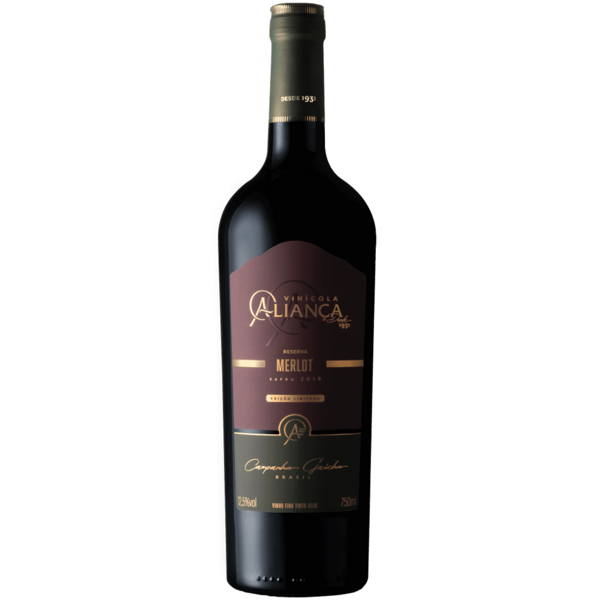 Aliança Merlot - Aliança - Espumantes do Sul