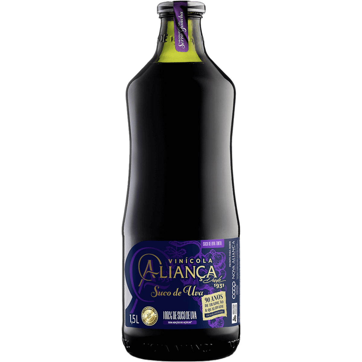 Aliança Suco de Uva Integral 1,5L - Aliança - Espumantes do Sul