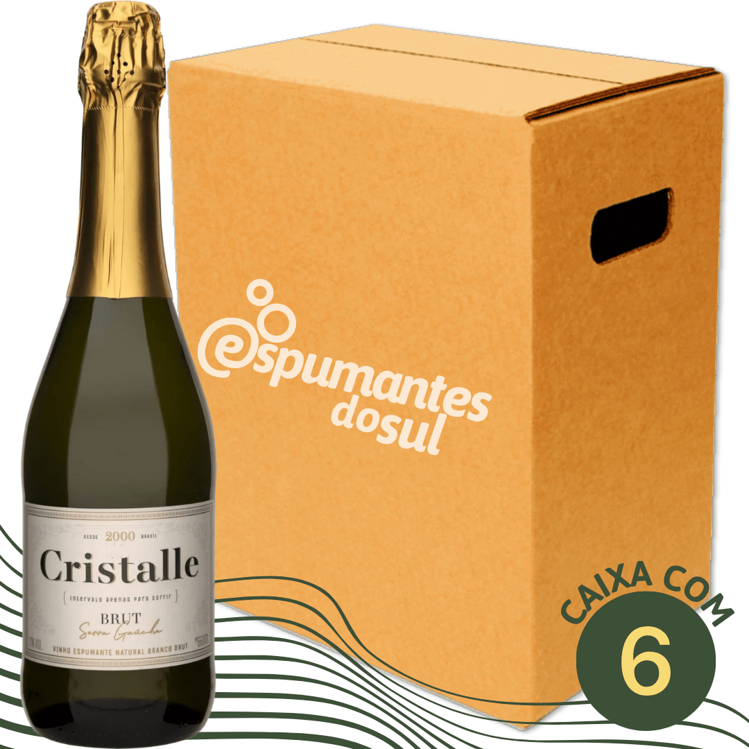 Arbugeri Cristalle Espumante Brut - Caixa com 6 - Arbugeri - Espumantes do Sul