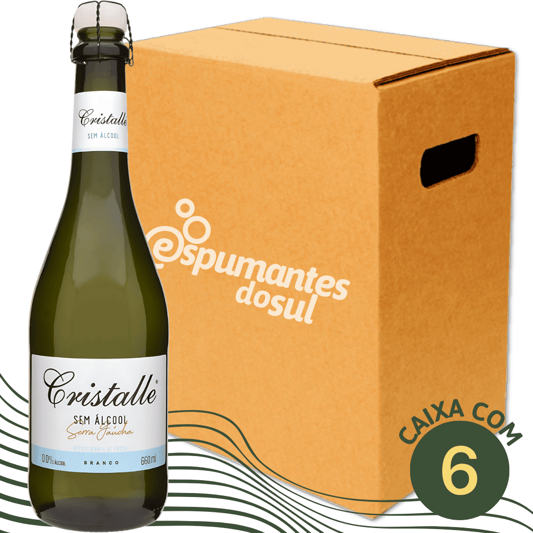 Arbugeri Cristalle Sem Álcool Filtrado Doce - Caixa com 6 - Arbugeri - Espumantes do Sul