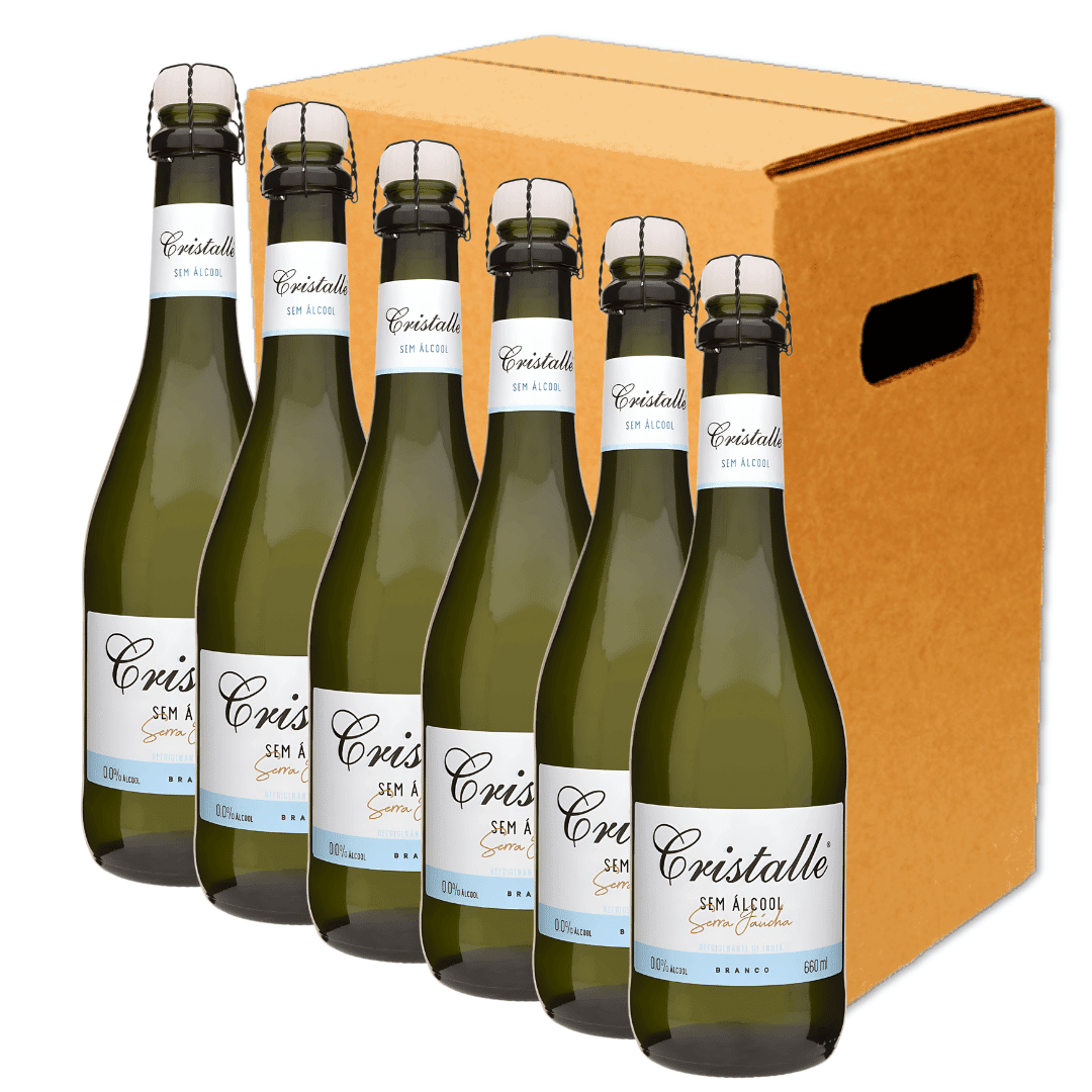 Arbugeri Cristalle Sem Álcool Filtrado Doce - Caixa com 6 - Arbugeri - Espumantes do Sul
