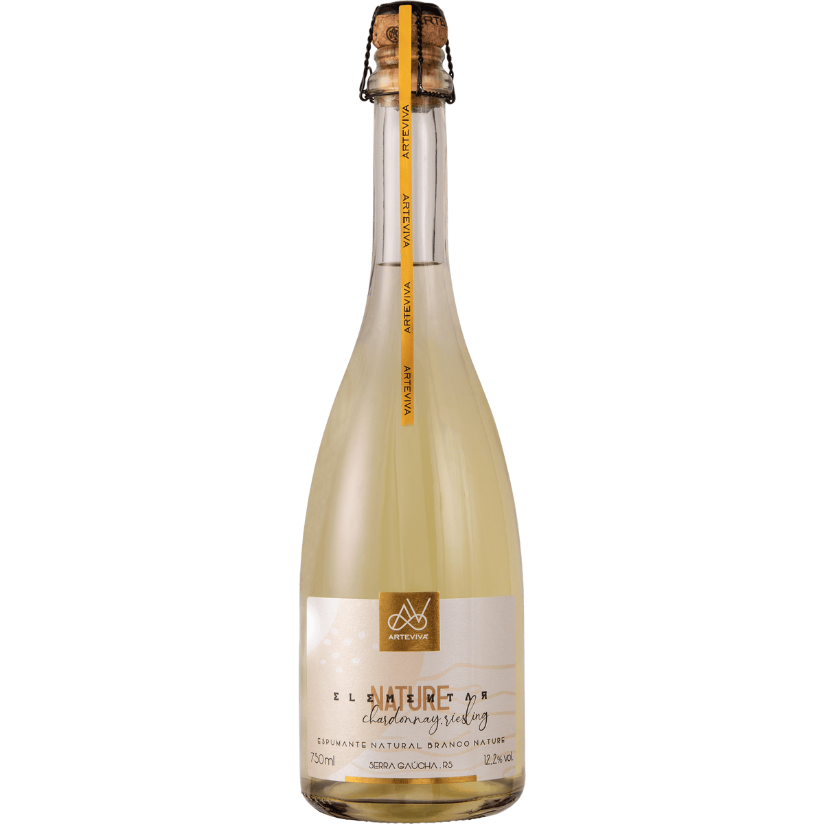 Arteviva Elementar Chardonnay e Riesling Espumante Nature - Arteviva - Espumantes do Sul