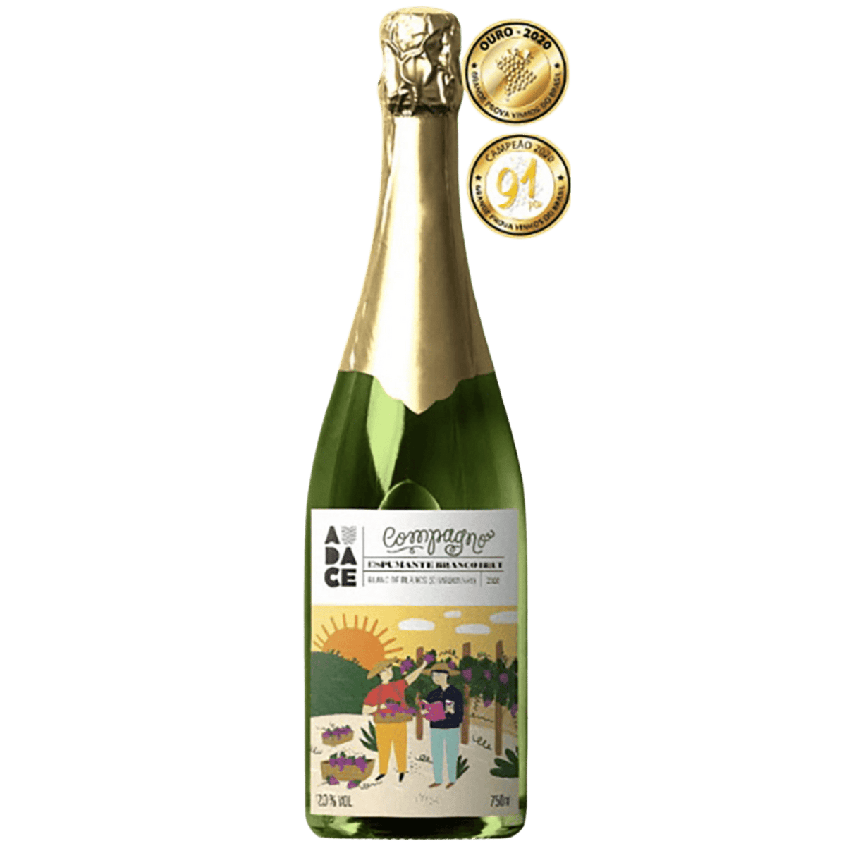 Audace Compagno Espumante Brut Blanc de Blanc - Audace - Espumantes do Sul