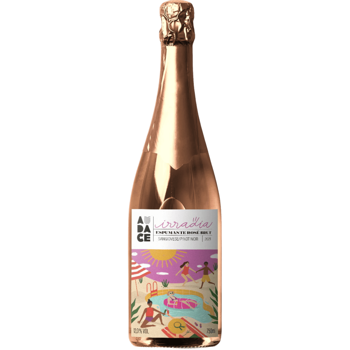 Audace Irradia Espumante Brut Rosé - Audace - Espumantes do Sul