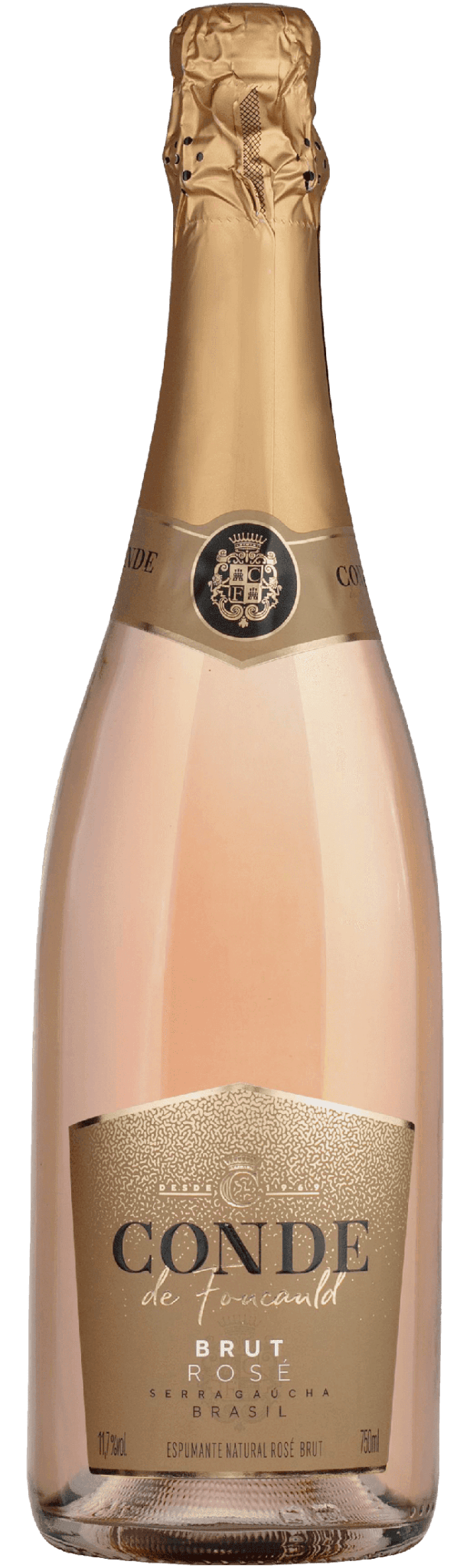 Aurora Conde de Foucauld Espumante Brut Rosé - Aurora - Espumantes do Sul