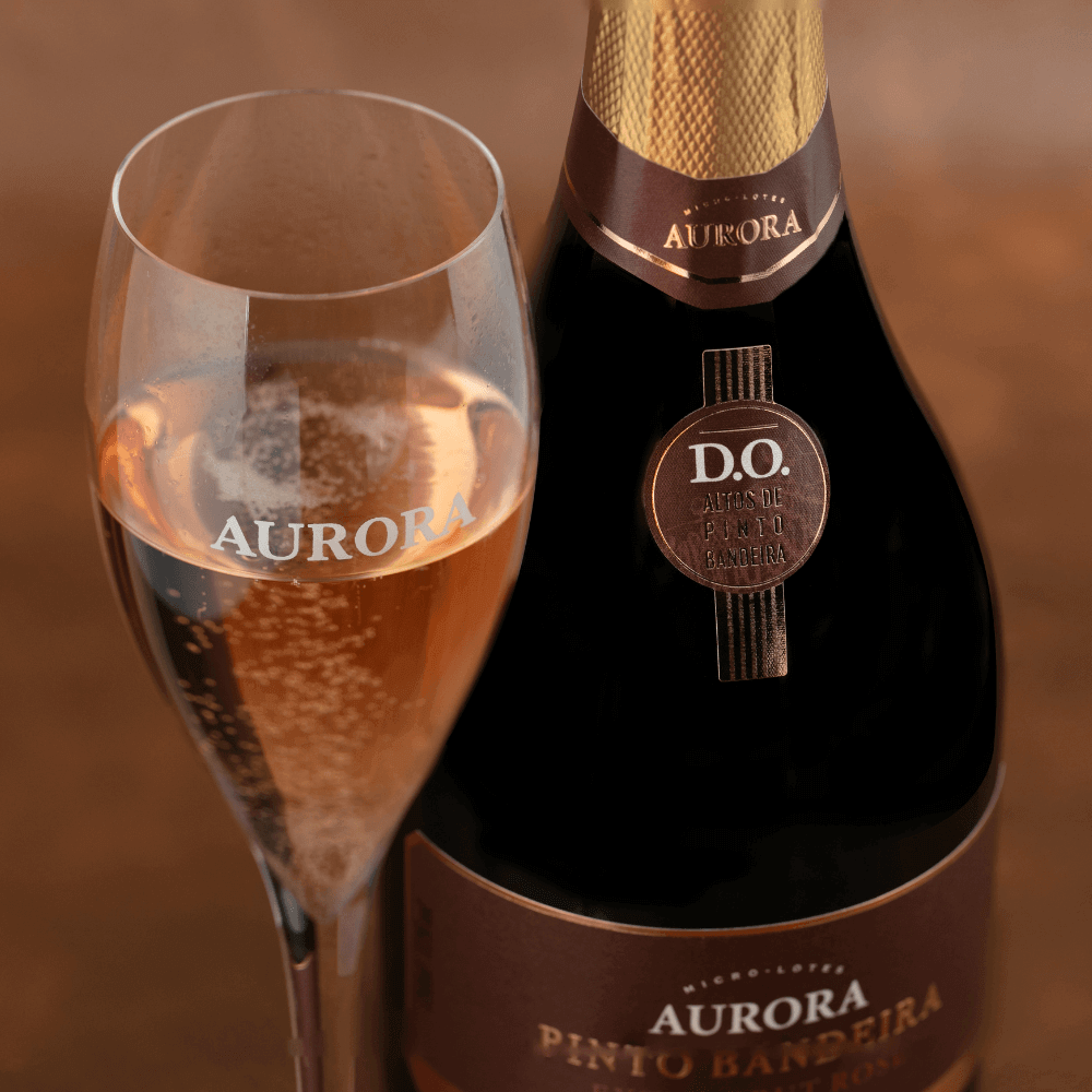 Aurora D.O. Pinto Bandeira Espumante Tradicional Extra Brut Rosé - Aurora - Espumantes do Sul