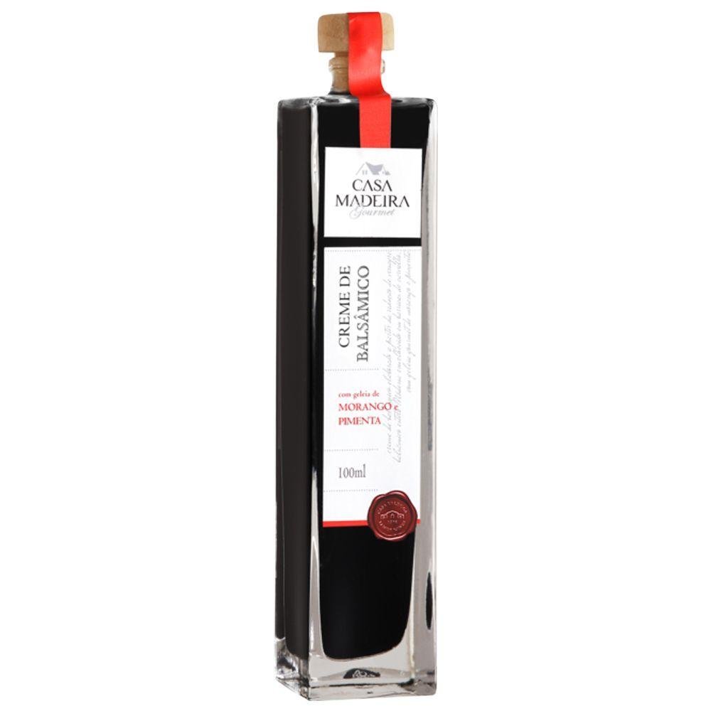 Casa Madeira Creme Balsâmico com Geleia de Morango e Pimenta 100ml - Casa Madeira - Espumantes do Sul