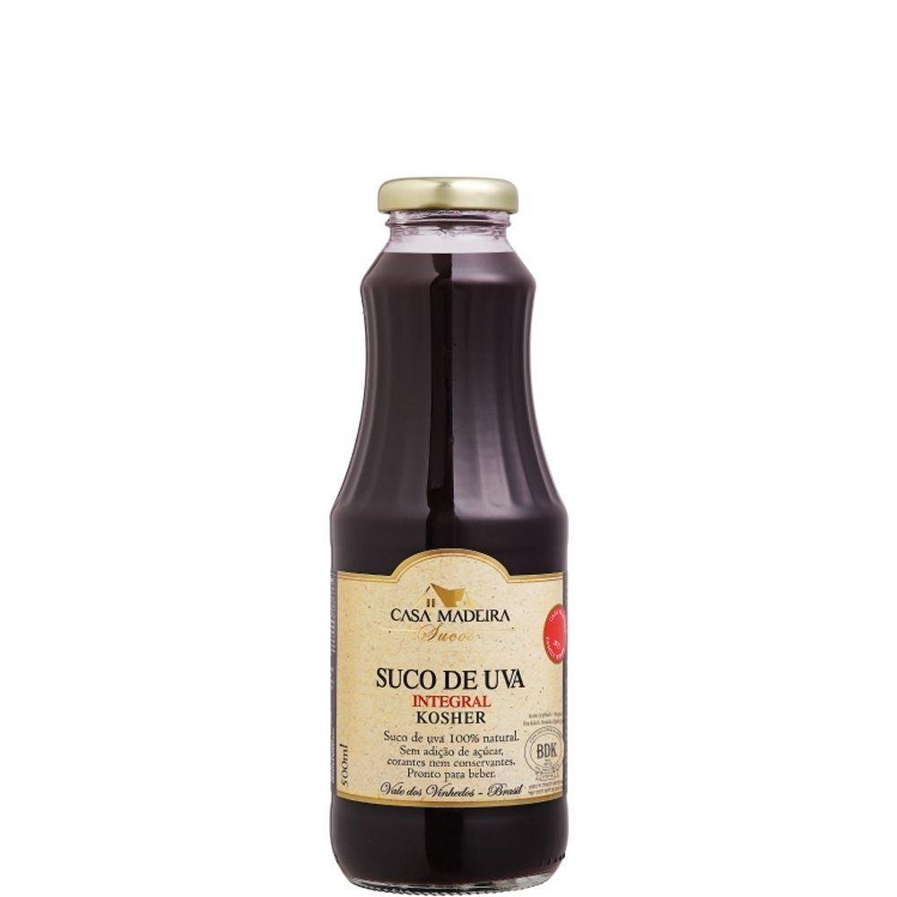 Casa Madeira Kosher Suco de Uva Integral 500ml - Casa Madeira - Espumantes do Sul