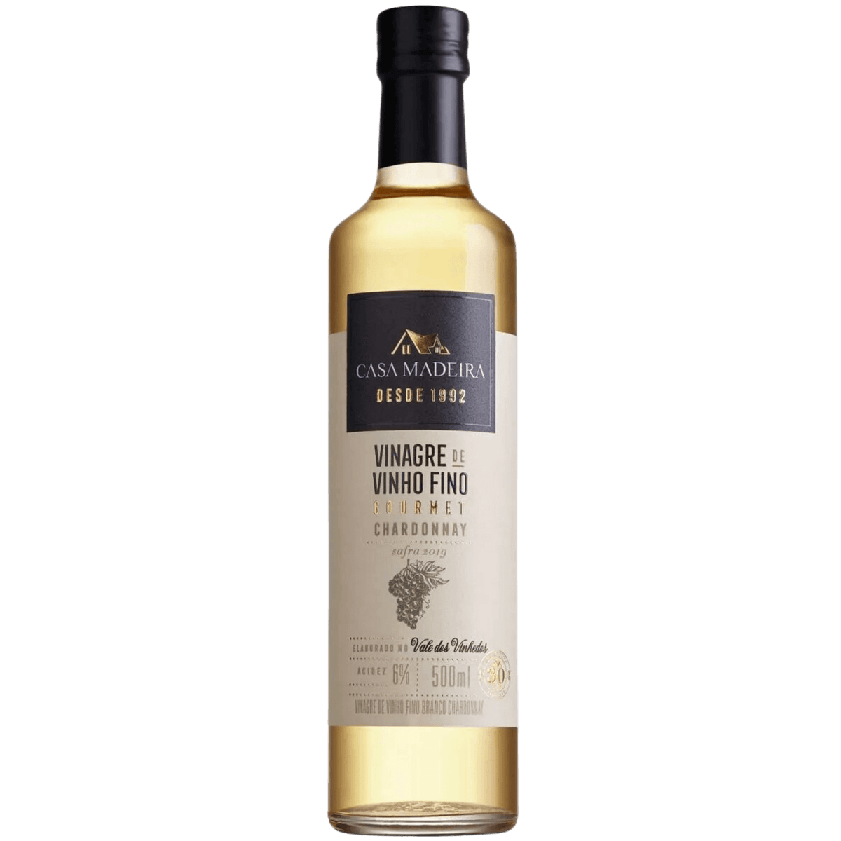 Casa Madeira Vinagre Gourmet de Vinho Branco Chardonnay 500ml - Casa Madeira - Espumantes do Sul
