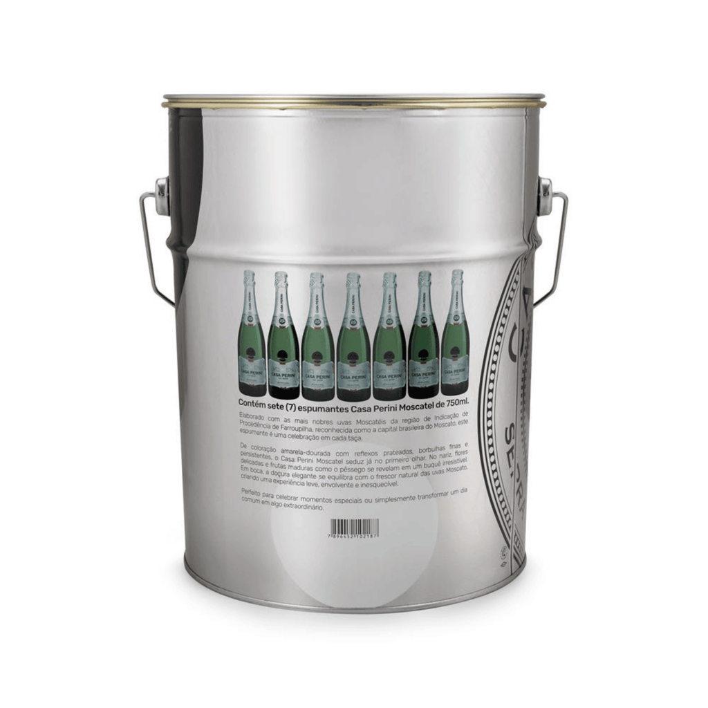 Casa Perini Balde de Espumantes Moscatel - 7 x 750ml - Casa Perini - Espumantes do Sul