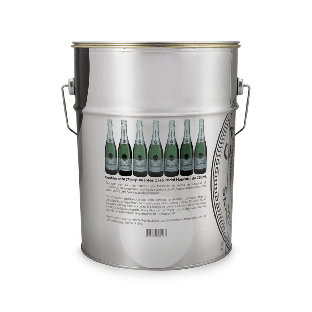 Casa Perini Balde de Espumantes Moscatel - 7 x 750ml - Casa Perini - Espumantes do Sul