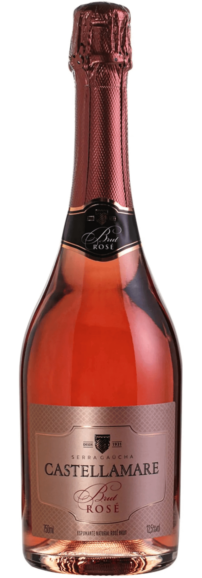 Castellamare Espumante Brut Rosé - Caixa com 6 - Castellamare - Espumantes do Sul
