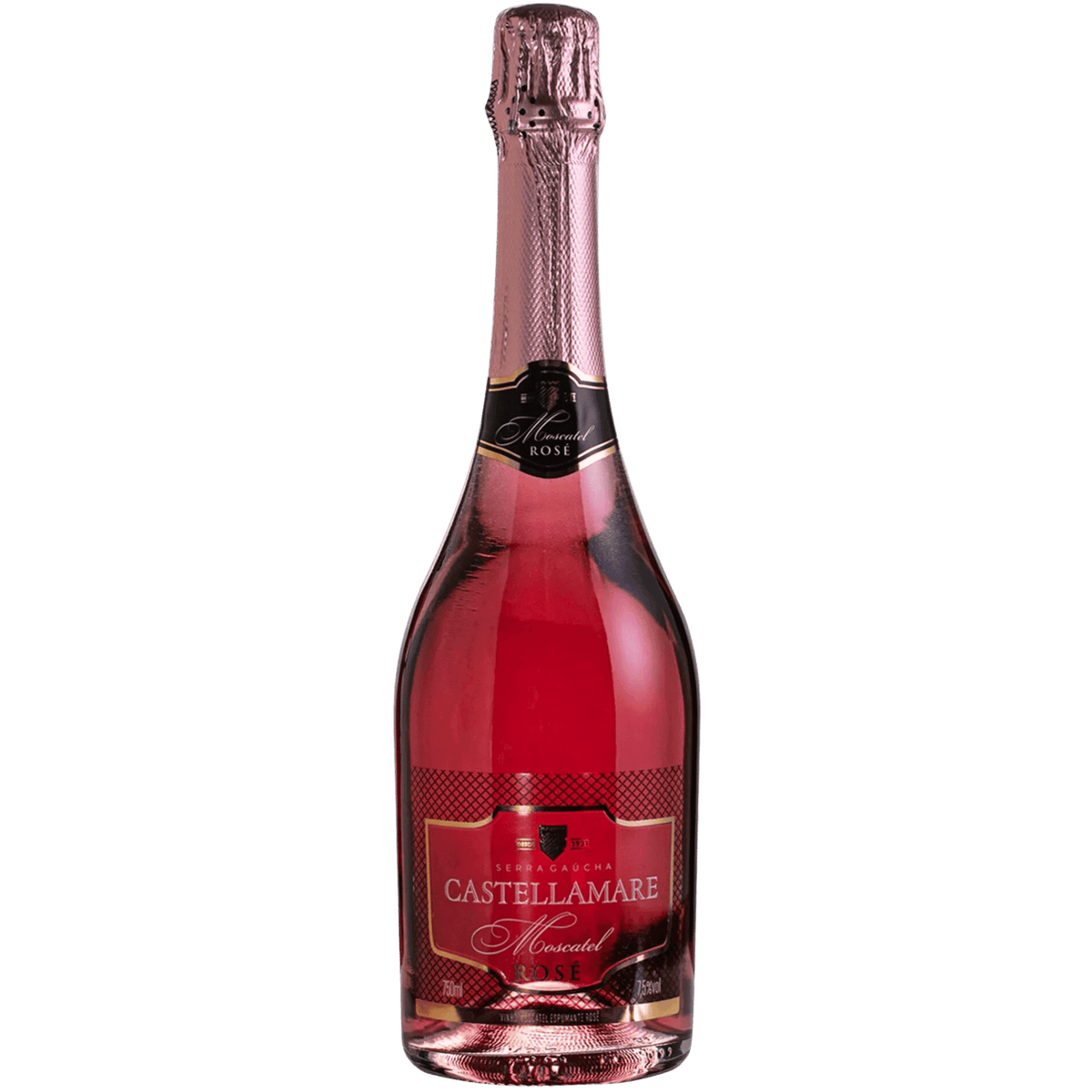 Castellamare Espumante Moscatel Rosé - Caixa com 6 - Castellamare - Espumantes do Sul