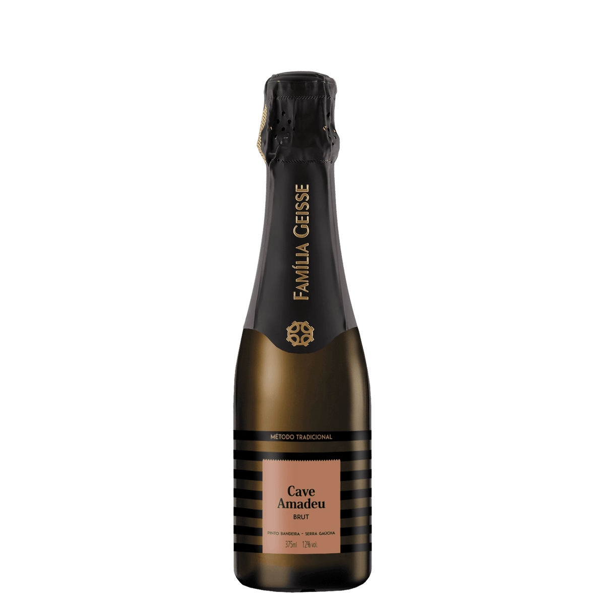 Cave Amadeu Espumante Brut 375ml - Cave Geisse - Espumantes do Sul