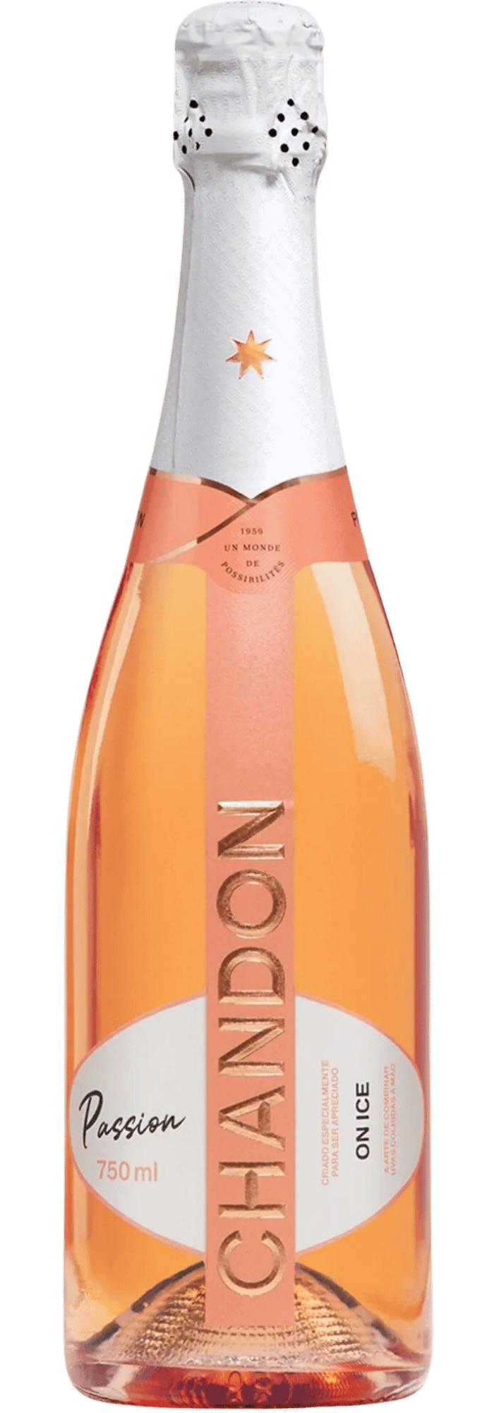 Chandon Passion on Ice Espumante Demi Sec Rosé - Chandon - Espumantes do Sul