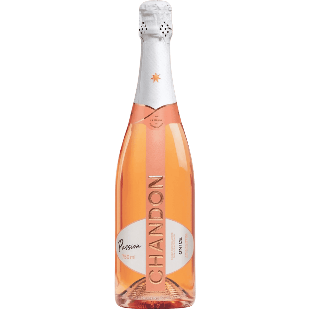 Chandon Passion on Ice Espumante Demi Sec Rosé - Chandon - Espumantes do Sul