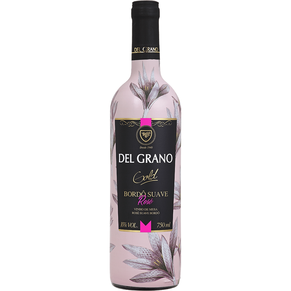 Del Grano Gold Bordô Rosé Suave 750ml - Del Grano - Espumantes do Sul