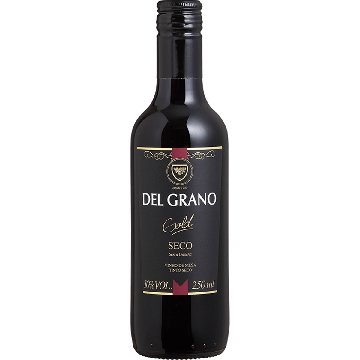 Del Grano Gold Vinho Tinto Seco 250ml - Del Grano - Espumantes do Sul