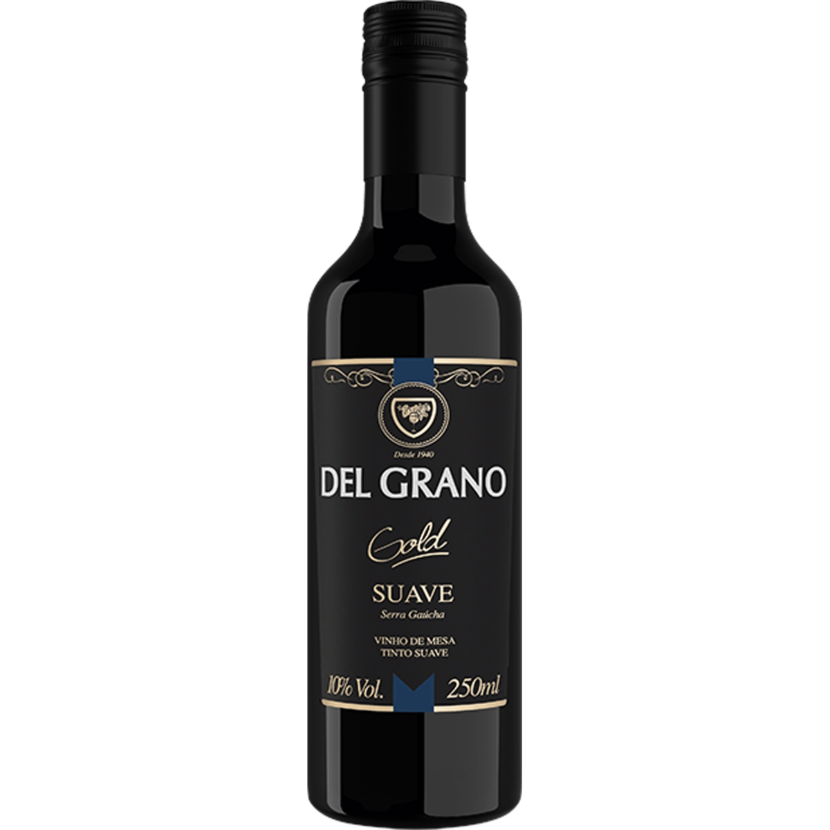 Del Grano Gold Vinho Tinto Suave 250ml - Del Grano - Espumantes do Sul