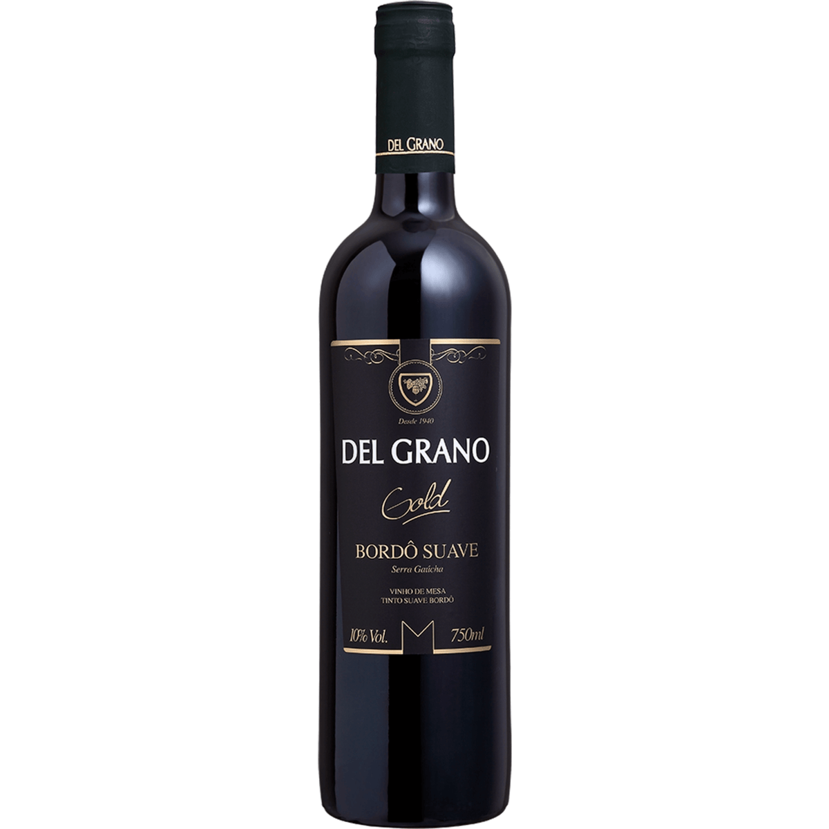 Del Grano Gold Vinho Tinto Suave Bordô - Del Grano - Espumantes do Sul