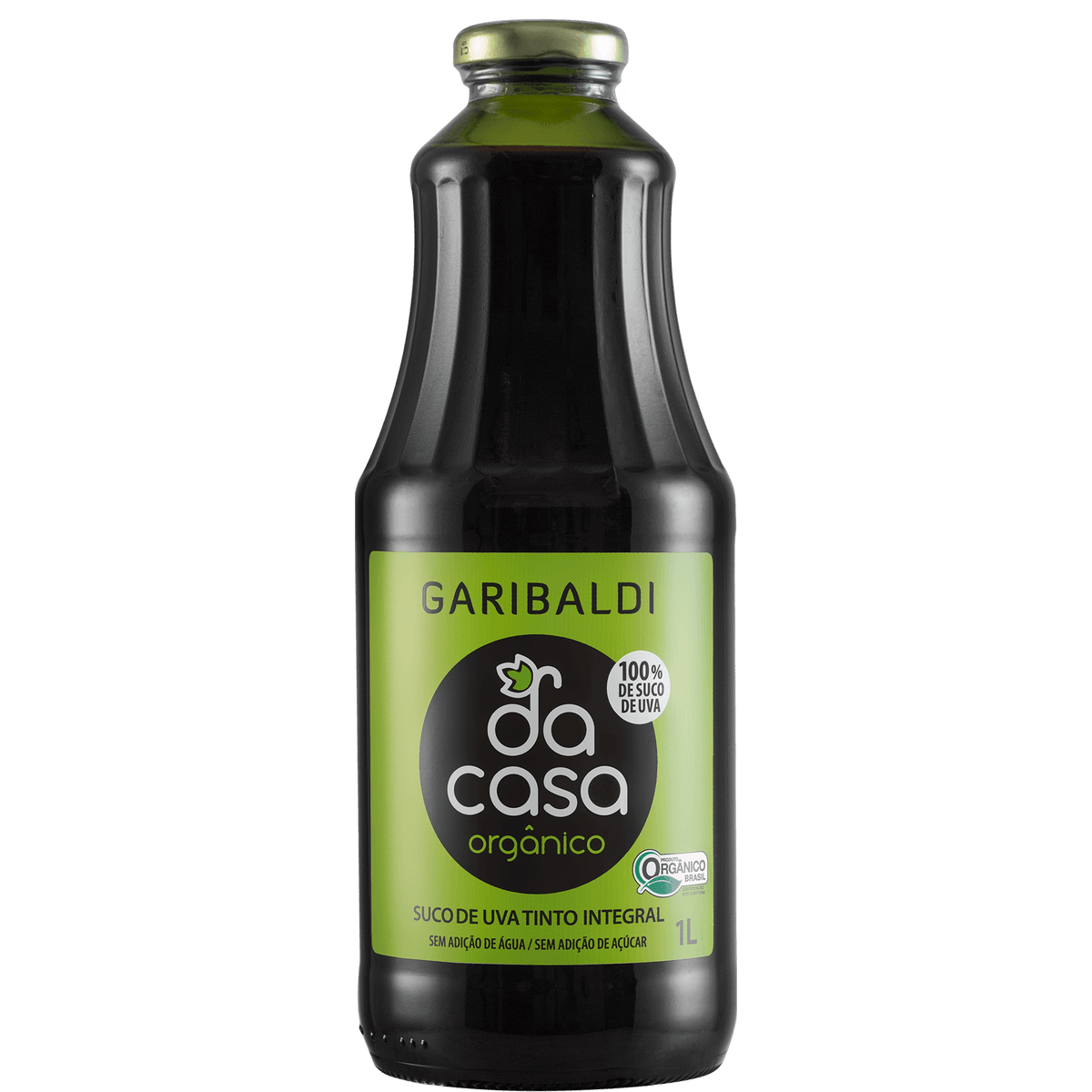 Garibaldi Da Casa Suco de Uva Orgânico Integral 1L - Garibaldi - Espumantes do Sul