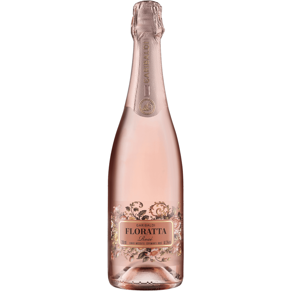 Garibaldi Floratta Espumante Moscatel Rosé - Caixa com 6 - Garibaldi - Espumantes do Sul