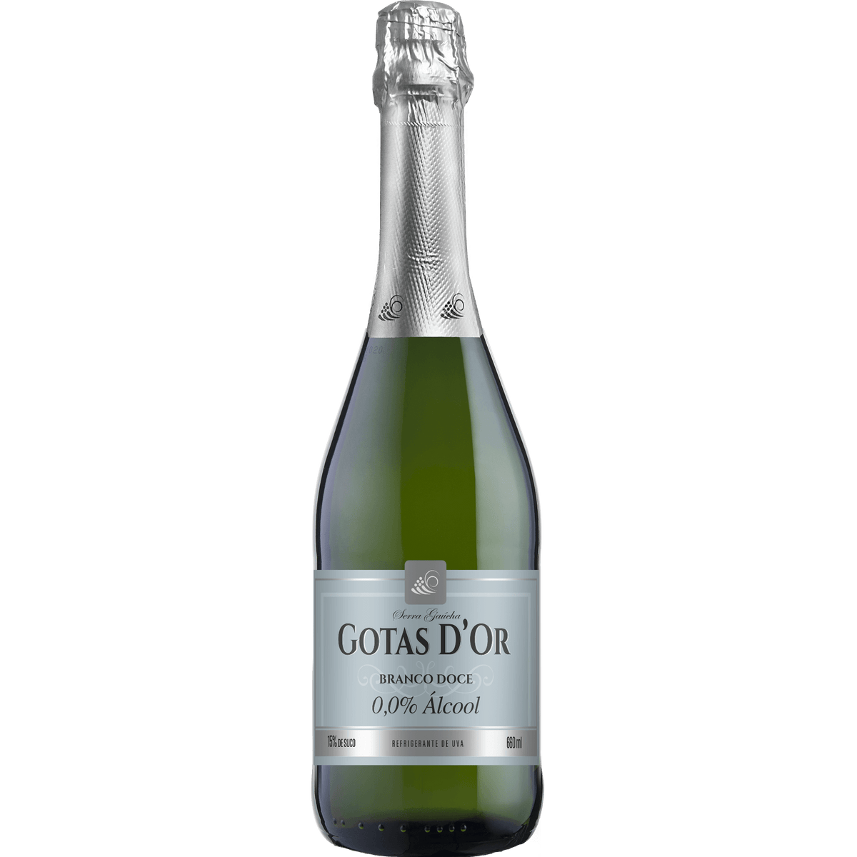 Garibaldi Gotas D'Or Sem Álcool Filtrado Doce - Garibaldi - Espumantes do Sul