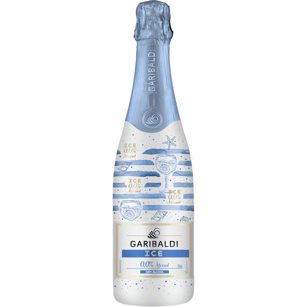 Garibaldi ICE Zero Álcool Espumante - Caixa com 6 - Garibaldi - Espumantes do Sul