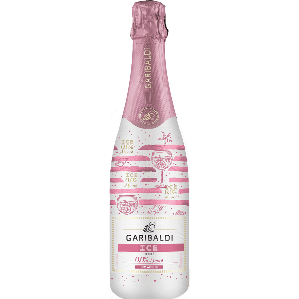 Garibaldi Ice Zero Álcool Espumante Rosé - Caixa com 6 - Garibaldi - Espumantes do Sul