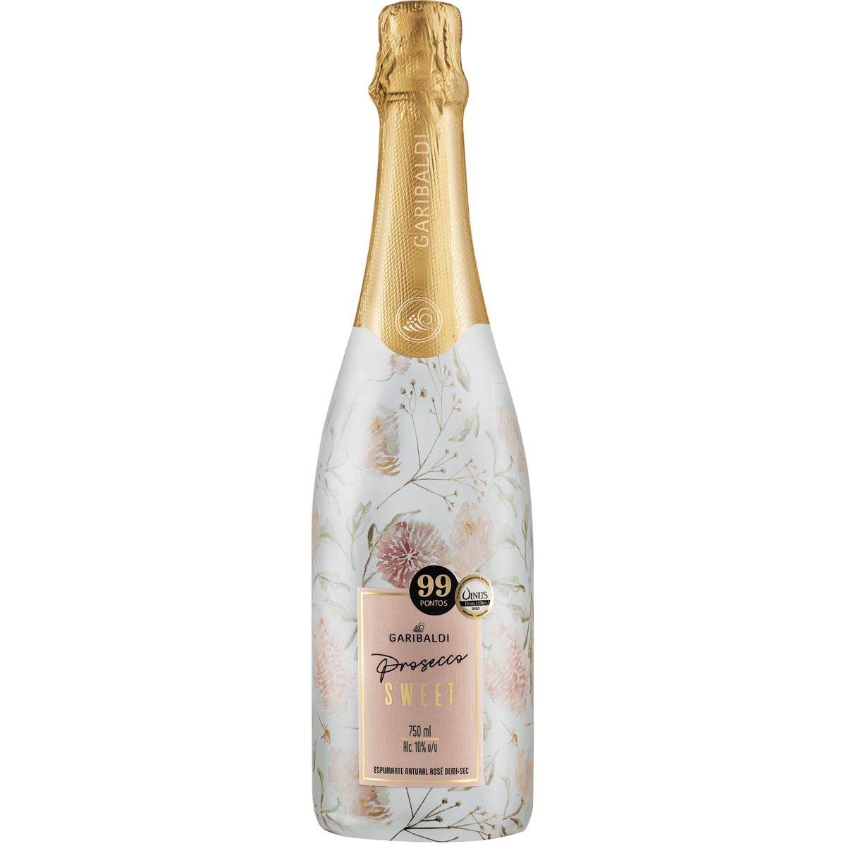 Garibaldi Sweet Prosecco Espumante Demi Sec Rosé - Caixa com 6 - Garibaldi - Espumantes do Sul