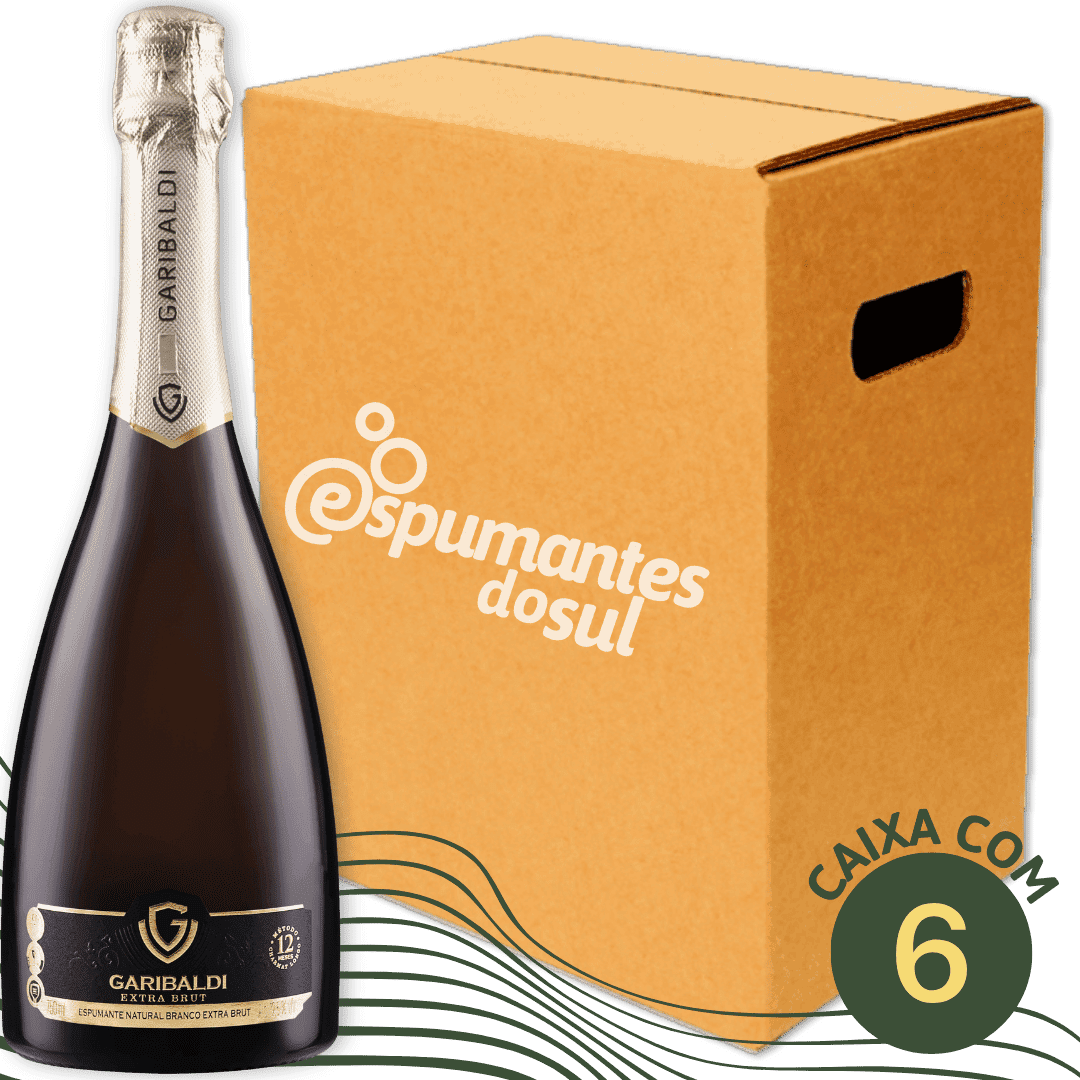 Garibaldi VG Espumante Extra Brut - Caixa com 6 - Garibaldi - Espumantes do Sul