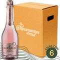Garibaldi Zero Álcool 0,0% Moscato Espumante Rosé - Caixa com 6 - Garibaldi - Espumantes do Sul