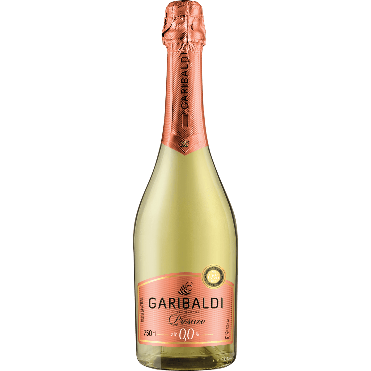 Garibaldi Zero Álcool 0,0% Prosecco Espumante - Garibaldi - Espumantes do Sul