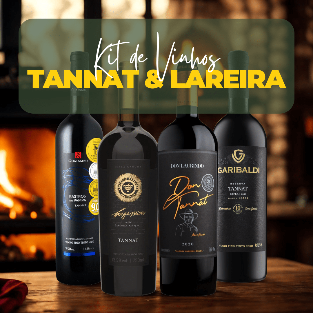 Kit Tannat & Lareira – Intensidade para os Dias Frios - Espumantes do Sul - Espumantes do Sul