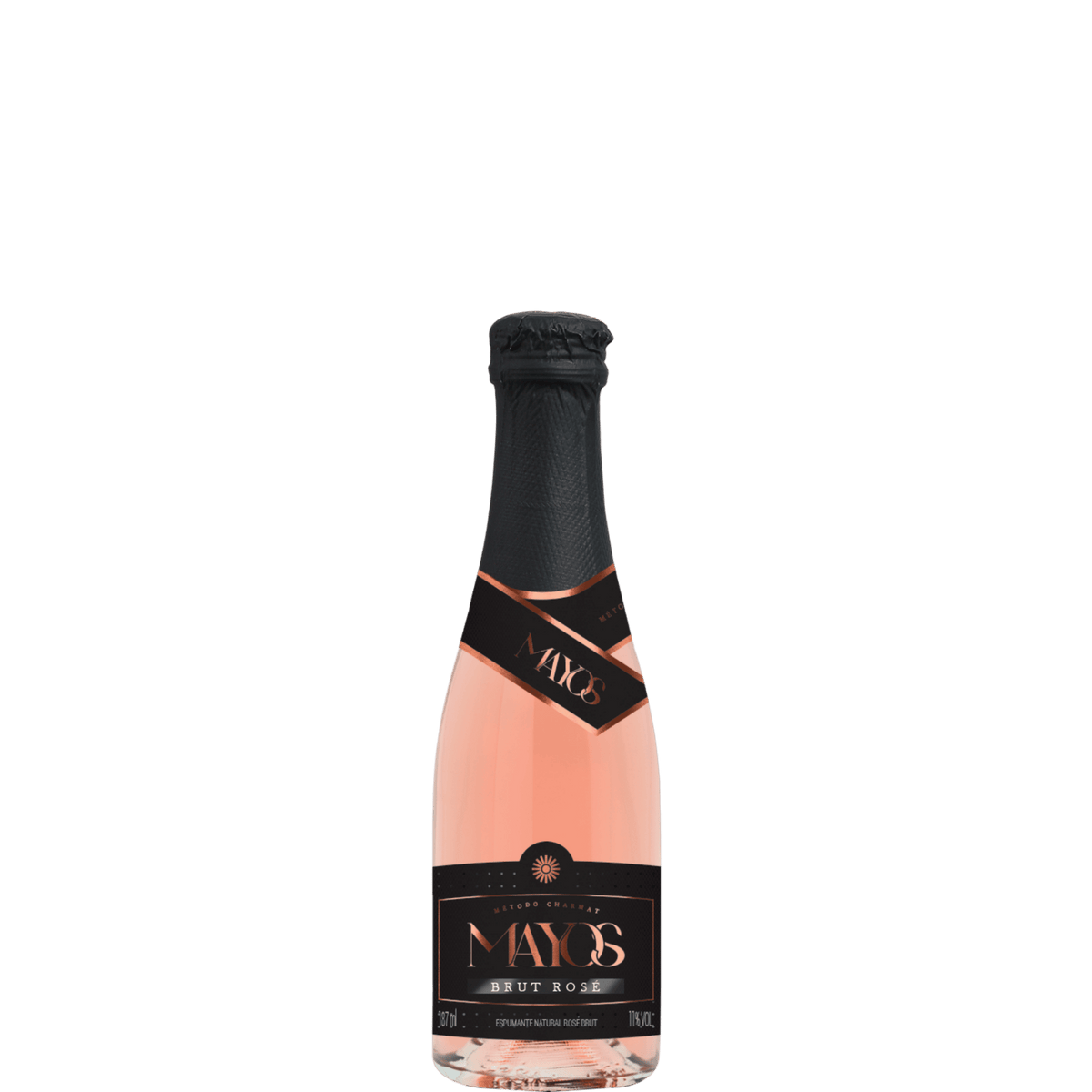 Mayos Espumante Brut Rosé 187ml - Mayos - Espumantes do Sul