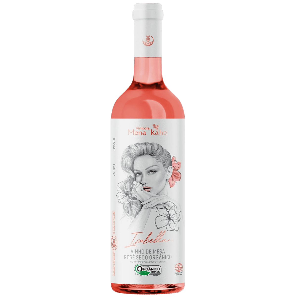 Mena Kaho Isabella Rosé Orgânico - Mena Kaho - Espumantes do Sul