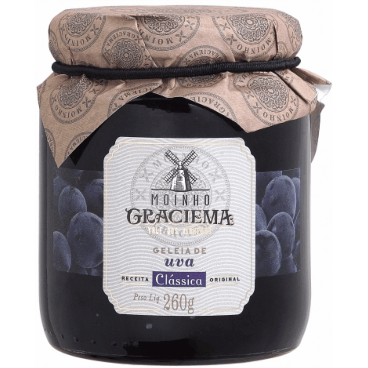 Moinho Graciema Clássica Geleia De Uva 260g - Moinho Graciema - Espumantes do Sul