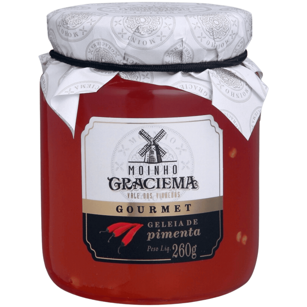 Moinho Graciema Gourmet Geleia De Pimenta 260g - Moinho Graciema - Espumantes do Sul