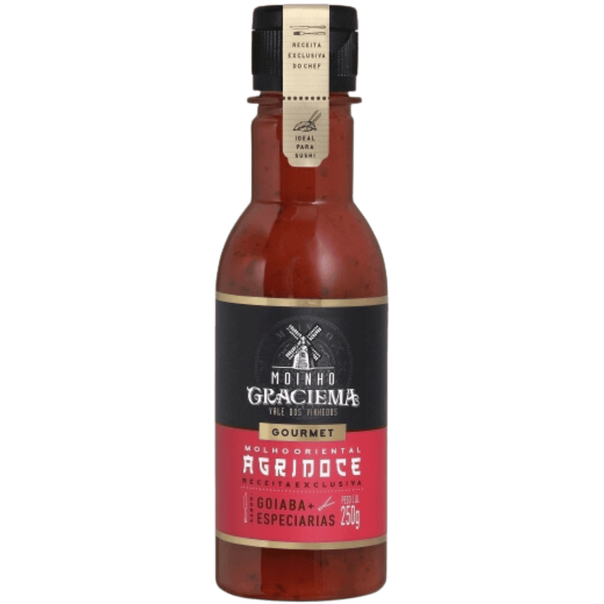Moinho Graciema Molho Agridoce Goiaba Especiarias 250g - Moinho Graciema - Espumantes do Sul