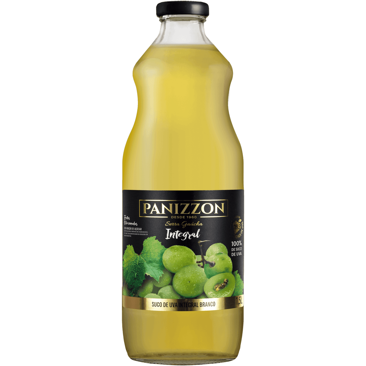 Panizzon Suco de Uva Integral Branco 1,5L - Panizzon - Espumantes do Sul
