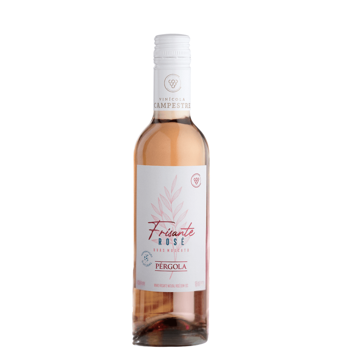 Pérgola Frisante Demi - sec Rose 375ml - Pérgola - Espumantes do Sul