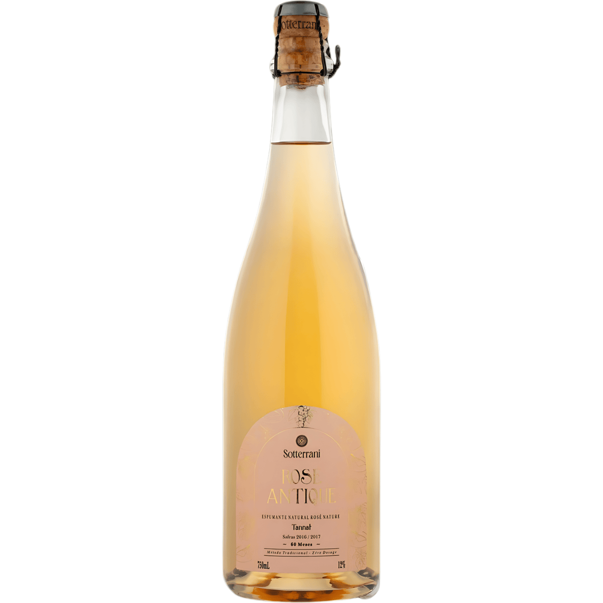 Sotterrani Rosé Antique Espumante Nature - Sotterrani - Espumantes do Sul