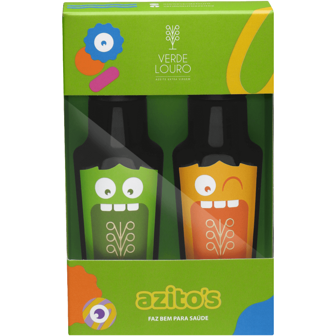 Verde Louro Azeite de Oliva Extra Virgem Kit Kid's 02 azeites 100ml - Verde Louro - Espumantes do Sul