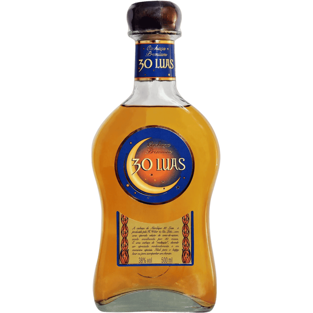 Weber Haus Cachaça Premium 30 Luas 500ml - Weber Haus - Espumantes do Sul