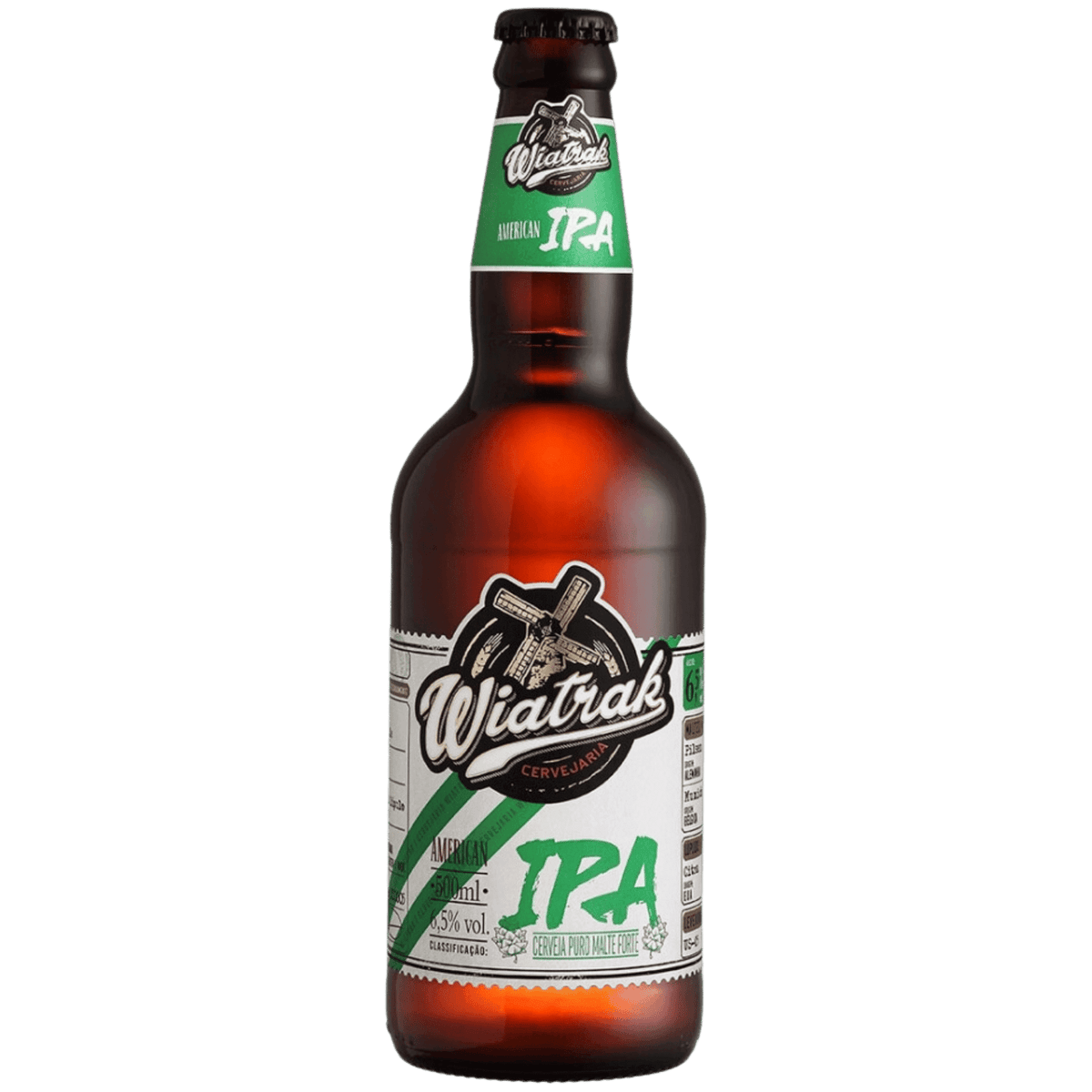 Wiatrak Cerveja American IPA 500ml - Wiatrak - Espumantes do Sul