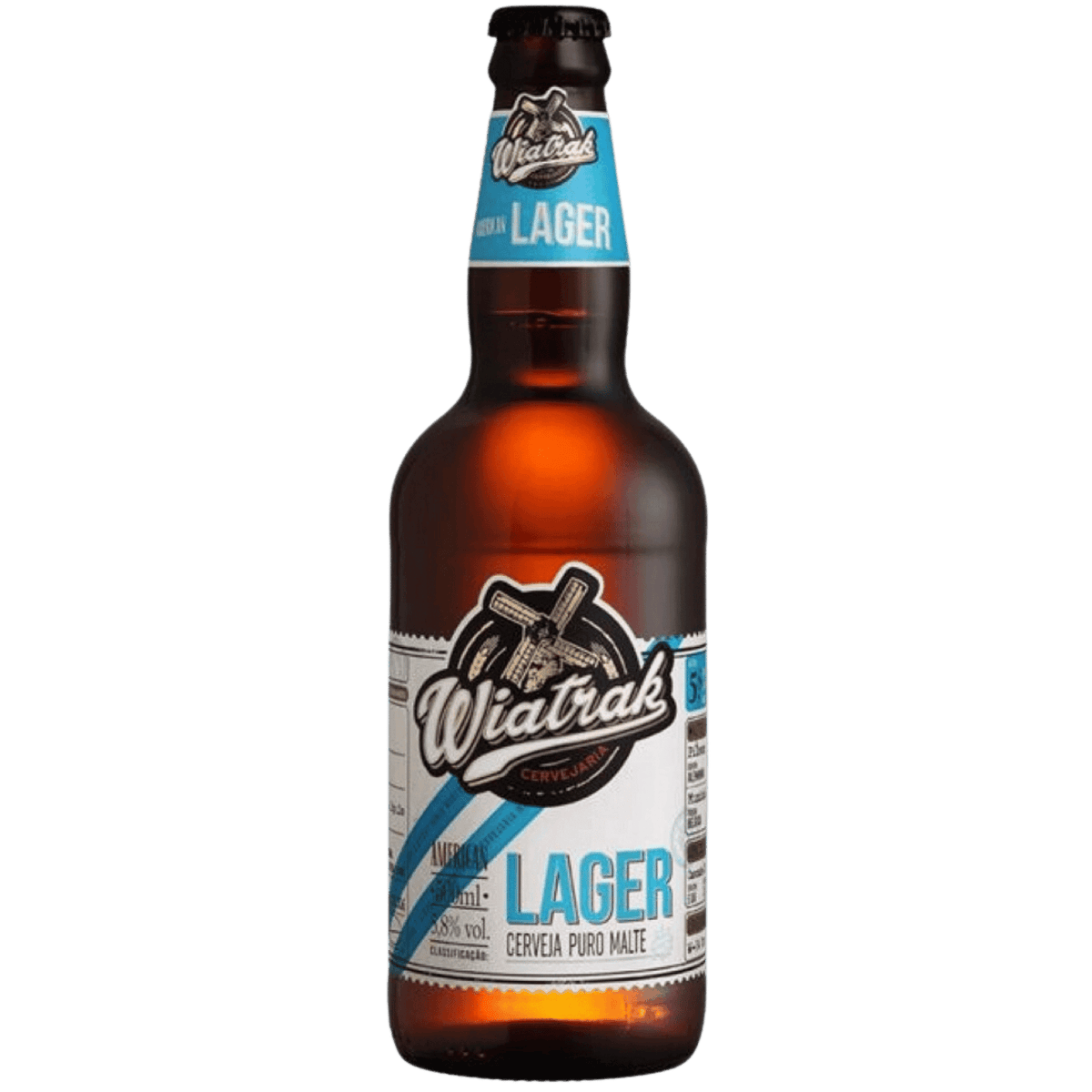 Wiatrak Cerveja American Lager 500ml - Wiatrak - Espumantes do Sul
